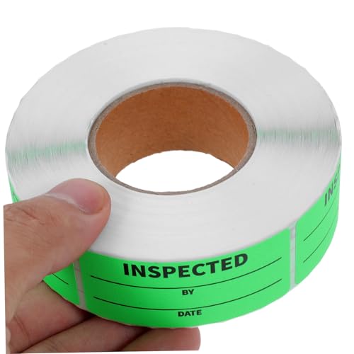 PEPLAYTAL Inventar Etiketten Selbstklebend Rolle Zuverlässige Lagerorganisation Aufkleber für Versand und Bestandsmanagement Haftstark Vielseitig für Ablagen und Behälter von PEPLAYTAL