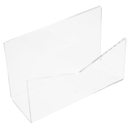 PEPLAYTAL Klarer Acryl Briefablage Organizer Stabiler Schreibtisch Mail Organizer Multifunktionale Dokumentenablage für Büro und Zuhause Transparenter Briefhalter für Effiziente von PEPLAYTAL