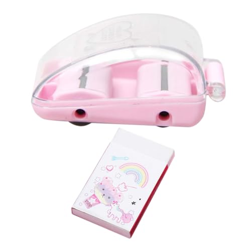 PEPLAYTAL Kleiner Tragbarer Radiergummi krümelsammler mit Weichem Rollenmechanismus Leichtes Tischreinigungsset für Büro und Schule Sanfter Staubfänger für Schreibtisch und Papier von PEPLAYTAL