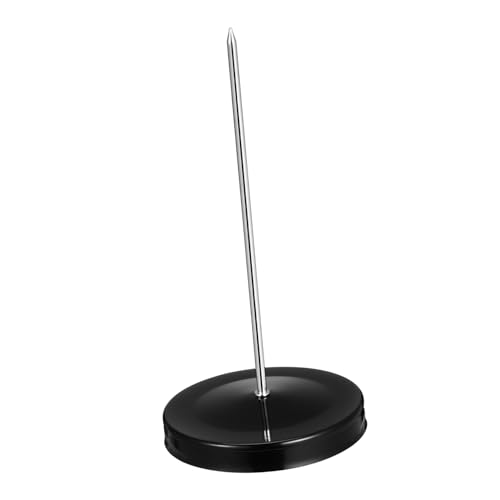 PEPLAYTAL Korrosiver Check Spindle Holder mit Rundem Sockel Robuster Desk Straight Rod für Restaurant Büro Hotel Stabile Metall Bonhalter Notizspießer Tisch Organizer PEPLAYTAL Korrosiver Check Spindle Holder mit Rundem Sockel Robuster Desk Straight Rod für Restaurant Büro Hotel Stabile Metall Bonhalter Notizspießer Tisch Organizer von PEPLAYTAL