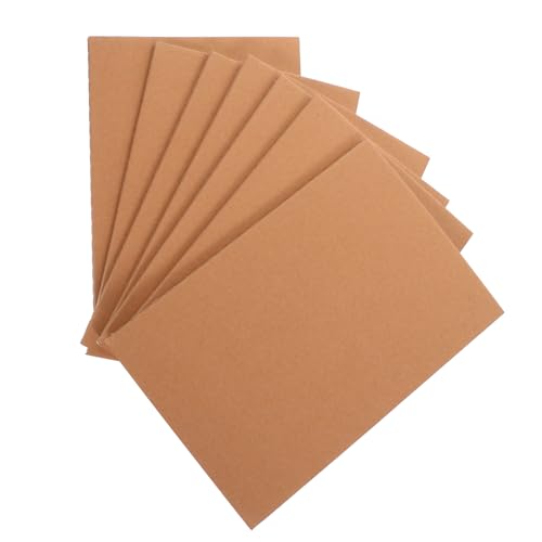 PEPLAYTAL Kraftpapier Notizbücher Blanko Blätter Kleine Leere Notizhefte Tragbar für Büro Schule Reise Memo und Tagebuch von PEPLAYTAL