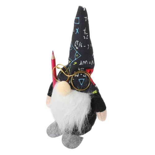 PEPLAYTAL Kreative Stehende Gnom Puppe Dekoration Schwarzer Hut Schwarze Kleidung Gesichtslose Figur Tischdekoration Büro Geschenkidee PEPLAYTAL Kreative Stehende Gnom Puppe Dekoration Schwarzer Hut Schwarze Kleidung Gesichtslose Figur Tischdekoration Büro Geschenkidee von PEPLAYTAL