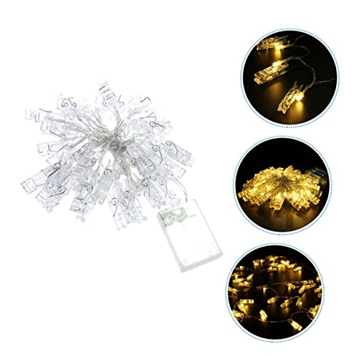 PEPLAYTAL LED Fotoschnur Lichterkette LED Warmweiß mit Fotoklammern Batteriebetrieben Vielseitige Zimmerdekoration für Schlafzimmer Wohnzimmer Foto und Wandbeleuchtung PEPLAYTAL LED Fotoschnur Lichterkette LED Warmweiß mit Fotoklammern Batteriebetrieben Vielseitige Zimmerdekoration für Schlafzimmer Wohnzimmer Foto und Wandbeleuchtung von PEPLAYTAL