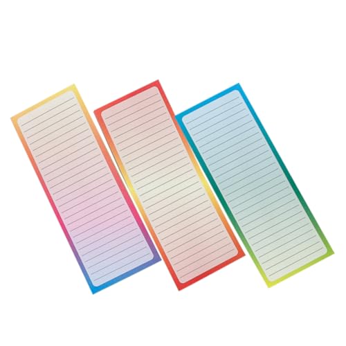 PEPLAYTAL Magnetischer Einkaufszettelblock mit Je Pad Praktischer Notizblock mit Starkem Magnetrücken für Kühlschrank Vielseitig Haftend Metallflächen für Einkaufslisten und To Do Notizen von PEPLAYTAL