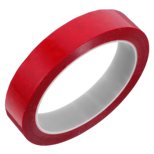 PEPLAYTAL Manipulationssicheres Sicherheitsband Rot für Dokumente und Pakete Diebstahlschutz durch Sichtbare Beschädigungsanzeige Vielseitiges Siegelband für Büro und Versand von PEPLAYTAL