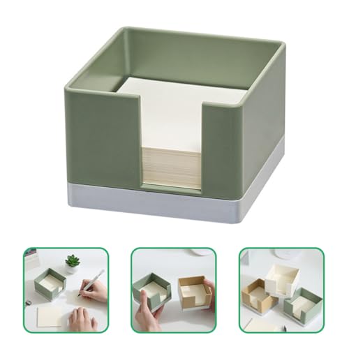 PEPLAYTAL Memo Pad Organizer Box mit Memo Pad Schreibtisch Aufbewahrungsbox für Büro und Schule Praktischer To do listen Halter Leicht und Tragbar Geschenk für Studenten Pastellgrün PEPLAYTAL Memo Pad Organizer Box mit Memo Pad Schreibtisch Aufbewahrungsbox für Büro und Schule Praktischer To do listen Halter Leicht und Tragbar Geschenk für Studenten Pastellgrün von PEPLAYTAL