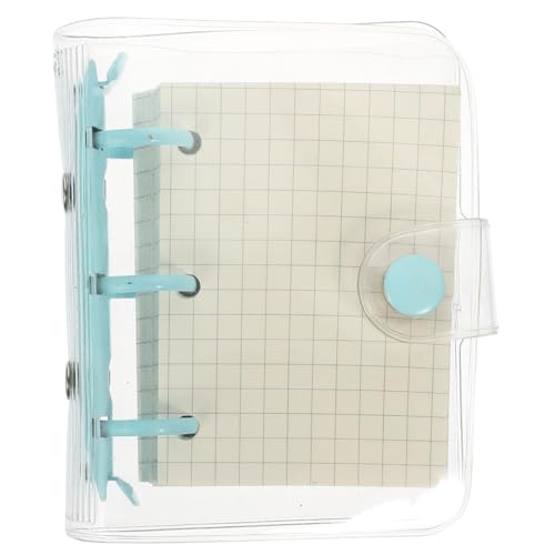 PEPLAYTAL Mini Notizbuch Transparentes Cover Liniert Lose Ordner Tragbares Notizheft Praktisch Für Schule Büro Und Alltag PEPLAYTAL Mini Notizbuch Transparentes Cover Liniert Lose Ordner Tragbares Notizheft Praktisch Für Schule Büro Und Alltag von PEPLAYTAL