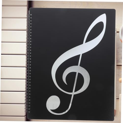 PEPLAYTAL Notenmappe Musikordner aus Stabilem Material Vielseitiger Dokumenten Klarsichthüllen organizer Fächer Tragbarer Musiknotenhalter für Schule Büro und Zuhause von PEPLAYTAL