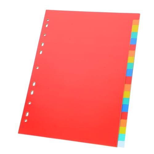 PEPLAYTAL Notizbuch Trennblätter aus Langlebigem PP Bunter Registerblätter Bohrung Vielseitig als Index Trennstreifen für Schnellhefter und Ordner Geeignet PEPLAYTAL Notizbuch Trennblätter aus Langlebigem PP Bunter Registerblätter Bohrung Vielseitig als Index Trennstreifen für Schnellhefter und Ordner Geeignet von PEPLAYTAL