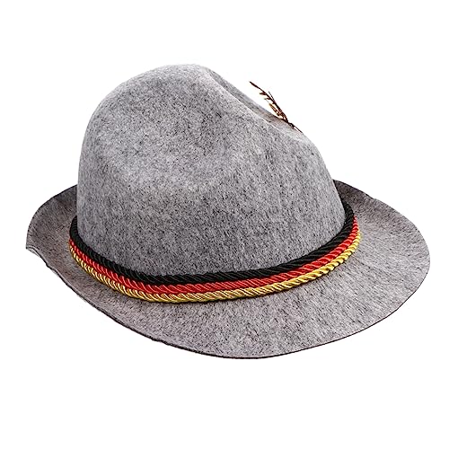 PEPLAYTAL Panama Jazz Hut mit Federn Unisex Partyhut für Halloween Fasching und Karneval Leichter Weicher Nichtgewebter Kreativer Fedora Stil für Wochenendfeiern und Fotoshootings von PEPLAYTAL