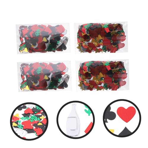 PEPLAYTAL Poker Thema Party Konfetti aus Robustem Plastik Buntes Las Vegas Tischkonfetti pro Beutel Wiederverwendbar für Dekoration Fotorequisiten und DIY Bastelprojekte PEPLAYTAL Poker Thema Party Konfetti aus Robustem Plastik Buntes Las Vegas Tischkonfetti pro Beutel Wiederverwendbar für Dekoration Fotorequisiten und DIY Bastelprojekte von PEPLAYTAL