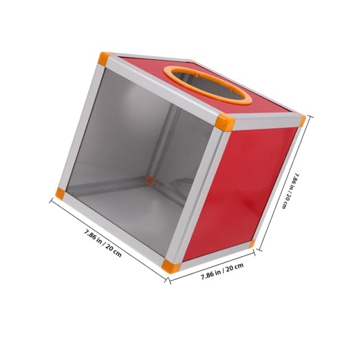 PEPLAYTAL Rote Würfel losbox mit Großem Fassungsvermögen für Spenden Abstimmungen Vorschläge und Gewinnspiele Vielseitig Einsetzbare Party box mit Transparentem Sichtfenster PEPLAYTAL Rote Würfel losbox mit Großem Fassungsvermögen für Spenden Abstimmungen Vorschläge und Gewinnspiele Vielseitig Einsetzbare Party box mit Transparentem Sichtfenster von PEPLAYTAL