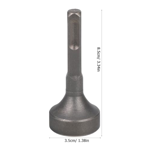 PEPLAYTAL Schwerer Erdungsstangen treiber aus Stahl für Bohrhammer Langlebiger Adapter für Pfahlinstallation Kompatibel mit Meisten Hammerbohrern Effiziente Bauwerkzeuge mit von PEPLAYTAL