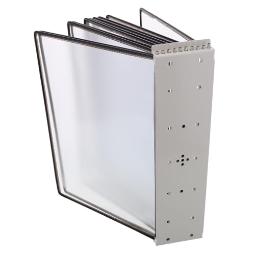 PEPLAYTAL Seitiger Wandhalter für Dokumente Stabiler Platzsparender Wandmontage Ablagehalter für Büro Einfache Zugriffsanzeige Robuster Langlebiger Dokumentenhalter zur Effizienten von PEPLAYTAL