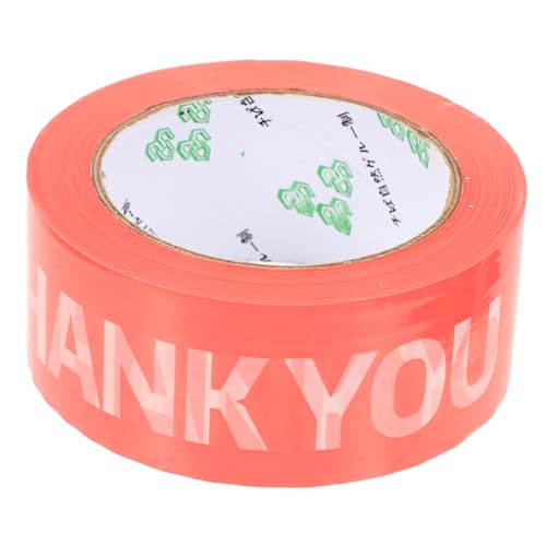 PEPLAYTAL Selbstklebendes Verpackungsband mit Dankeschön aufdruck Robustes DIY Packband zum Versiegeln von Paketen Reißfestes Klebeband für Geschenkverpackung und Alltagsgebrauch PEPLAYTAL Selbstklebendes Verpackungsband mit Dankeschön aufdruck Robustes DIY Packband zum Versiegeln von Paketen Reißfestes Klebeband für Geschenkverpackung und Alltagsgebrauch von PEPLAYTAL