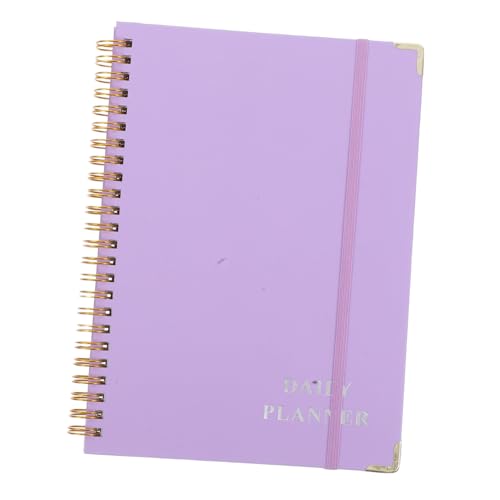 PEPLAYTAL Spiral Notizbuch ohne Kalender mit Linierten Blättern Doppelte Drahtbindung Flach Liegend Schlichtes Minimalistisches Cover Ideal für Arbeit Schule und Zuhause von PEPLAYTAL