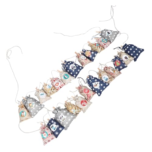 PEPLAYTAL Tagesaktivität Tag Weihnachten Countdown Sackleinen Tage Adventsgeschenke Urlaub Für Mit Leckereien Wiederverwendbare Kit Beutel Kalender Rustikale Taschen Geschenk Goodie PEPLAYTAL Tagesaktivität Tag Weihnachten Countdown Sackleinen Tage Adventsgeschenke Urlaub Für Mit Leckereien Wiederverwendbare Kit Beutel Kalender Rustikale Taschen Geschenk Goodie von PEPLAYTAL