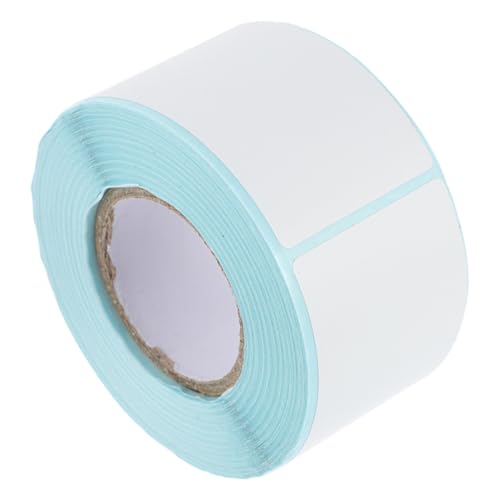 PEPLAYTAL Thermopapier Selbstklebend Blanko Etiketten Rechteckige Adressaufkleber Kratzfest Antifouling Für Versand Preisetiketten Büroorganisation von PEPLAYTAL