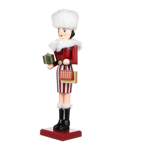 PEPLAYTAL Traditionelle Holz Holzfigur Mädchen Hoch Festliche Weihnachtsdekoration Für Tisch Wohnzimmer Party PEPLAYTAL Traditionelle Holz Holzfigur Mädchen Hoch Festliche Weihnachtsdekoration Für Tisch Wohnzimmer Party von PEPLAYTAL