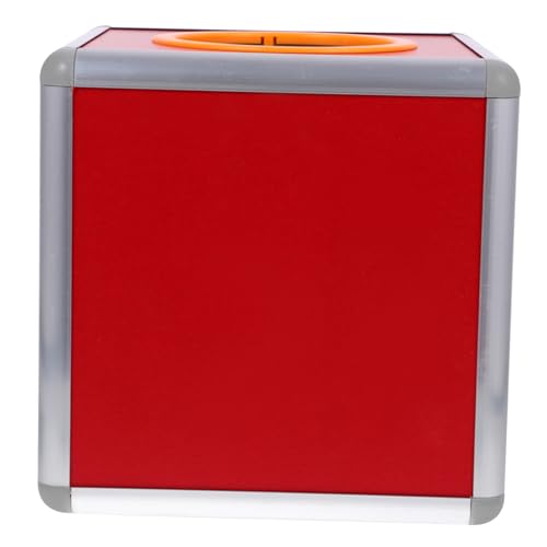 PEPLAYTAL Transparente Lotteriebox Aluminiumrahmen Raffle Ticket Halter Mehrzweck Losebehälter für Partys und Veranstaltungen mit Langlebigem Aluminiumgehäuse von PEPLAYTAL
