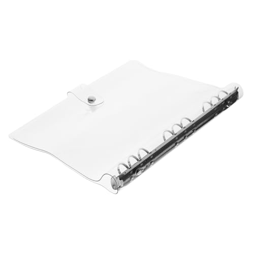 PEPLAYTAL Transparentes Ringbuch Kunststoff Cover Leichtes Langlebiges Heftumschlag für Büro und Schule Binder Hülle Praktischer Schutz für Notizbuch und Dokumente von PEPLAYTAL