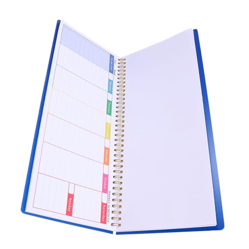 PEPLAYTAL Undatierter Wochenplaner Notizblock Blau Vielseitiger Wochen Schreibtischplaner mit Aufgabenliste und Habit Tracker Praktischer Zeitplaner für Büro und Zuhause Effiziente von PEPLAYTAL
