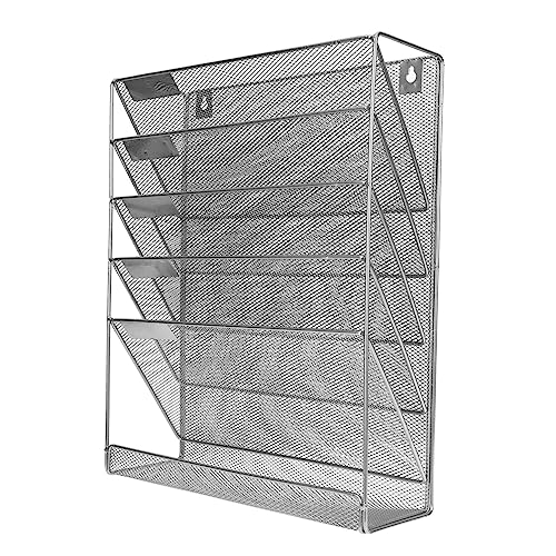 PEPLAYTAL Wandhängender Büro Organizer Lagig Multifunktionales Dokumentenregal aus Robustem Metall mit Mesh Design für Effiziente Aufbewahrung von Akten Briefen und Büromaterialien PEPLAYTAL Wandhängender Büro Organizer Lagig Multifunktionales Dokumentenregal aus Robustem Metall mit Mesh Design für Effiziente Aufbewahrung von Akten Briefen und Büromaterialien von PEPLAYTAL