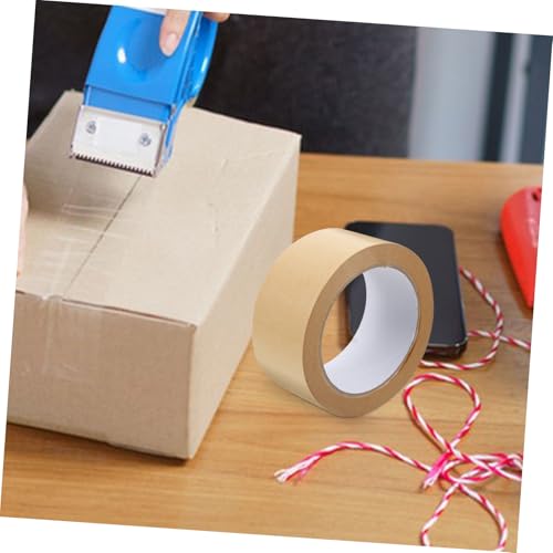 PEPLAYTAL Wasserfreies Kraftpapier Klebeband Stark Haftendes Packband für Verpackung Bilderrahmen Vielseitig Einsetzbar Reißfest Abrieb und Wasserbeständig für Kalte Temperaturen PEPLAYTAL Wasserfreies Kraftpapier Klebeband Stark Haftendes Packband für Verpackung Bilderrahmen Vielseitig Einsetzbar Reißfest Abrieb und Wasserbeständig für Kalte Temperaturen von PEPLAYTAL