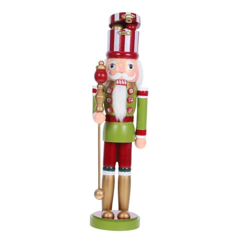 PEPLAYTAL Weihnachtlicher Soldat Holzfigur Handbemalt Tischdekoration Festlicher Holz für Regal Kamin Weihnachtsfeier PEPLAYTAL Weihnachtlicher Soldat Holzfigur Handbemalt Tischdekoration Festlicher Holz für Regal Kamin Weihnachtsfeier von PEPLAYTAL