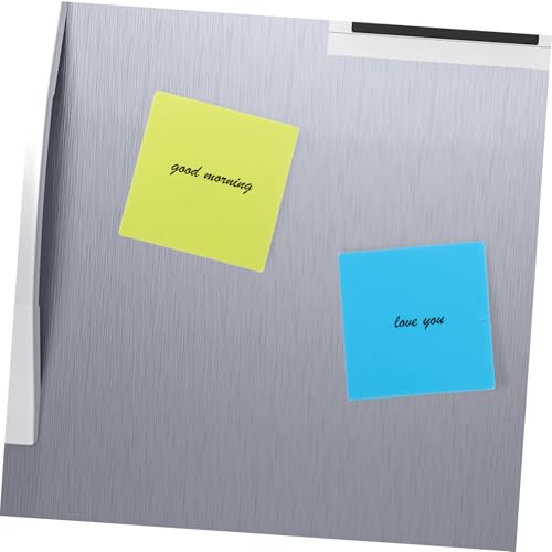 PEPLAYTAL Wiederverwendbare Selbstklebende Memo Notes Teiliges Wasserfeste Farbige Index und Label Sticker Beschreibbare Haftnotizen für Büro Schule und Zuhause von PEPLAYTAL