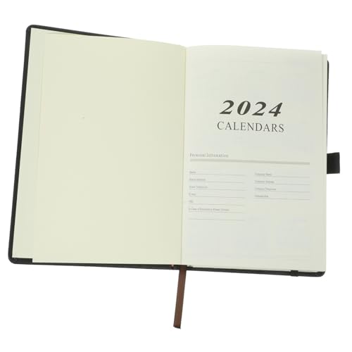 PEPLAYTAL Wochenplaner Terminplaner Notizblock Appointment Notepad Praktisch Leicht Tägliche Planung Homeschool Studium Schwarz von PEPLAYTAL