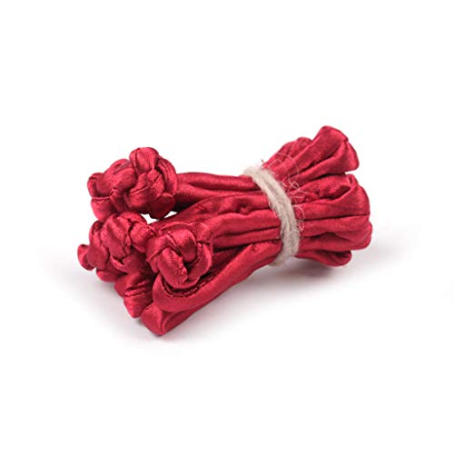 20 Paar Chinesische für Tang-Anzug, handgefertigt, Cheongsam-Knöpfe, Knotenverschluss, Verschlüsse, Kleidung, Zubehör, Kleidung, Knöpfe zum Nähen von PEPWE