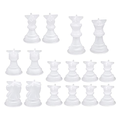 3D International Schachfigur-Silikonformen, Epoxidharz, Gießformen, Schmuckherstellung, Werkzeuge für Familienfeiern, Brettspiele 3D International Schachfigur-Silikonformen, Epoxidharz, Gießformen, Schmuckherstellung, Werkzeuge für Familienfeiern, Brettspiele von PEPWE