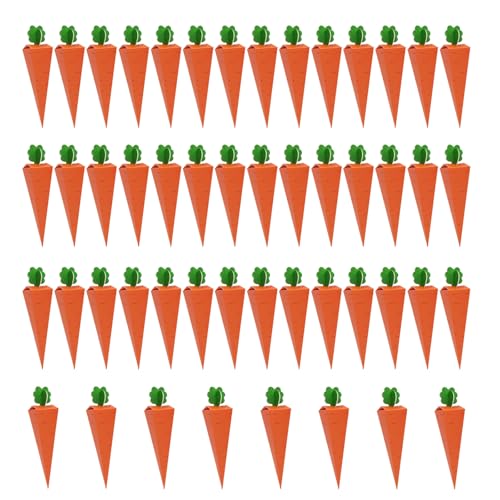 50 Stück Karottenboxen Karottenboxen Süßigkeitenboxen Karotten-Themen-Charm-Boxen Box Papierstruktur für Kekse und Süßigkeiten von PEPWE