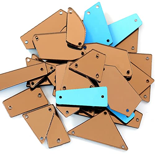 Acryl-Strasssteine, gebogen, flache Rückseite, zum Aufnähen für Kleidung, 20/50 Stück Acryl-Strasssteine, gebogen, flache Rückseite, zum Aufnähen für Kleidung, 20/50 Stück von PEPWE