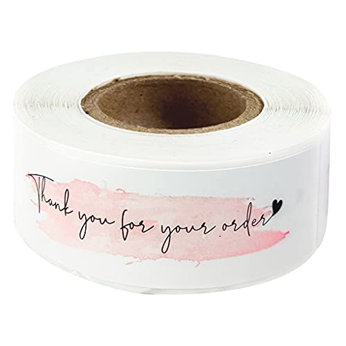 Aufkleber mit Aufschrift "Thank You for Your Order", 2,5 x 7,6 cm, zum Versiegeln von Umschlägen, für kleine Unternehmen, Dekoration, Dankesaufkleber, Schreibwaren, 120 Stück Aufkleber mit Aufschrift "Thank You for Your Order", 2,5 x 7,6 cm, zum Versiegeln von Umschlägen, für kleine Unternehmen, Dekoration, Dankesaufkleber, Schreibwaren, 120 Stück von PEPWE
