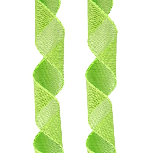 Buntes dekoratives Band zum Verpacken von Schleifen, Kränzen, Weihnachten, Hochzeitsdekoration, 5 cm x 4,5 m von PEPWE