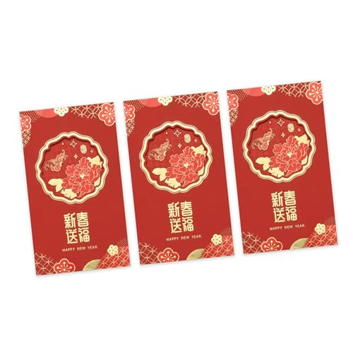 Chinesische Neujahrskarte mit Umschlag 2025 Jahr der Schlange Grußkarte für Familie, Freunde, Frühlingsfest Chinesische Neujahrskarte mit Umschlag 2025 Jahr der Schlange Grußkarte für Familie, Freunde, Frühlingsfest von PEPWE
