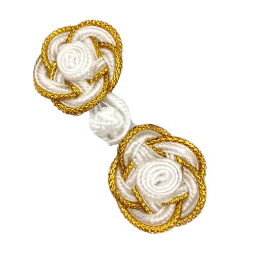Eleganter Knopf für traditionelle chinesische Kleidung, Handarbeit, Accessoires, stilvolle Knöpfe, chinesische Cheongsam-Frosch-Knöpfe Eleganter Knopf für traditionelle chinesische Kleidung, Handarbeit, Accessoires, stilvolle Knöpfe, chinesische Cheongsam-Frosch-Knöpfe von PEPWE