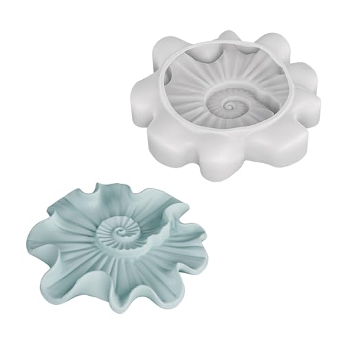 Epoxidharz-Form, spiralförmig, Silikon, für Schmuck, Untersetzer, Heimdekoration, Kunstharz, spiralförmig von PEPWE