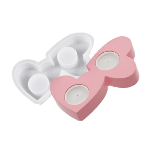 Herzförmige Form für Kerzenständer, Silikon, Beton, Harz, Gießformen für Hochzeit, Valentinstag Herzförmige Form für Kerzenständer, Silikon, Beton, Harz, Gießformen für Hochzeit, Valentinstag von PEPWE