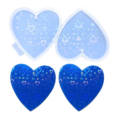 Licht und Ornamente, Silikon-Epoxidharz-Schlüsselanhänger, Ohrringe, Anhänger, Schmuck für Valentinstag, Geschenk, Ohrringe, Formen für Epoxidharz Licht und Ornamente, Silikon-Epoxidharz-Schlüsselanhänger, Ohrringe, Anhänger, Schmuck für Valentinstag, Geschenk, Ohrringe, Formen für Epoxidharz von PEPWE