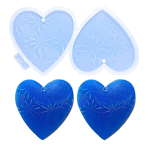 Licht und Ornamente, Silikon-Epoxidharz-Schlüsselanhänger, Ohrringe, Anhänger, Schmuck für Valentinstag, Geschenk, Ohrringe, Formen für Epoxidharz Licht und Ornamente, Silikon-Epoxidharz-Schlüsselanhänger, Ohrringe, Anhänger, Schmuck für Valentinstag, Geschenk, Ohrringe, Formen für Epoxidharz von PEPWE