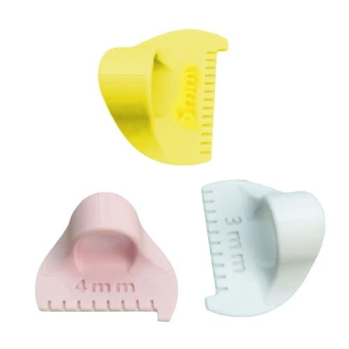 Nähschablonen, Lineal, Finger-Nählineal, Quilten, Nähhilfe für Stoffmessung, Quilten, Basteln, Stoffmarkierungsvorlagen, 3 Stück Nähschablonen, Lineal, Finger-Nählineal, Quilten, Nähhilfe für Stoffmessung, Quilten, Basteln, Stoffmarkierungsvorlagen, 3 Stück von PEPWE