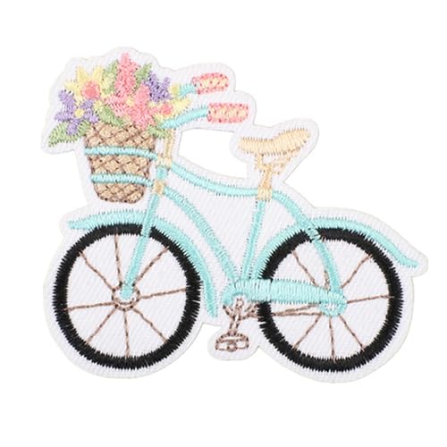 PEPWE Aufnäher zum Aufbügeln mit Cartoon-Bus, bestickte Flicken mit Blumen, zum Aufnähen oder Aufnähen für Kleidung PEPWE Aufnäher zum Aufbügeln mit Cartoon-Bus, bestickte Flicken mit Blumen, zum Aufnähen oder Aufnähen für Kleidung von PEPWE
