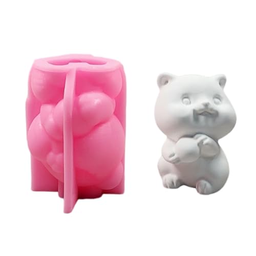 PEPWE Handgefertigte 3D-Bär-Formen aus Silikon, Ornament-Formen, Tierformen, Gießformen für Zuhause, Tischdekorationen von PEPWE