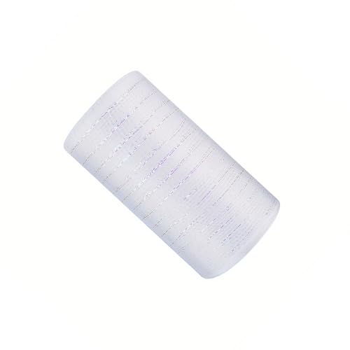 PEPWE Valentinstag-Mesh-Band mit Metallic-Effekt, zum Verpacken von Geschenken, dekoratives Band für Kranzverpackung, breites Band von PEPWE