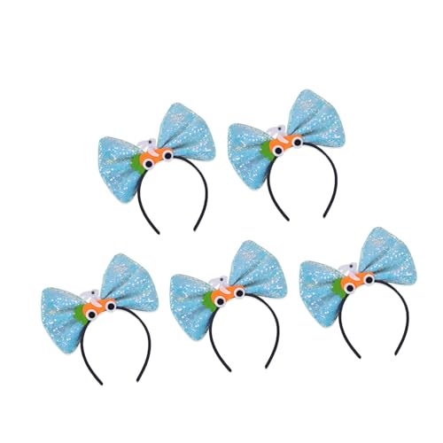 Party-Stirnbänder mit Pailletten, leicht, Party-Haarband für Damen, Mädchen, Kinder, Weihnachten, Geburtstag, 5 Stück Party-Stirnbänder mit Pailletten, leicht, Party-Haarband für Damen, Mädchen, Kinder, Weihnachten, Geburtstag, 5 Stück von PEPWE