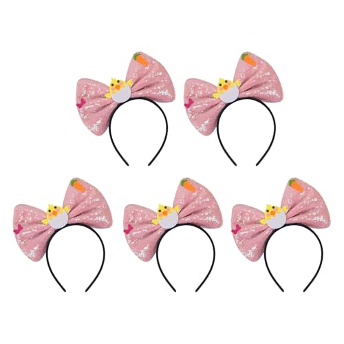Party-Stirnbänder mit Pailletten, leicht, Party-Haarband für Damen, Mädchen, Kinder, Weihnachten, Geburtstag, 5 Stück Party-Stirnbänder mit Pailletten, leicht, Party-Haarband für Damen, Mädchen, Kinder, Weihnachten, Geburtstag, 5 Stück von PEPWE