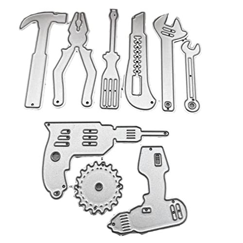 Reparaturwerkzeug, Metall-Stanzformen, Schablone, Scrapbooking, Album, Papierkarten-Vorlage von PEPWE